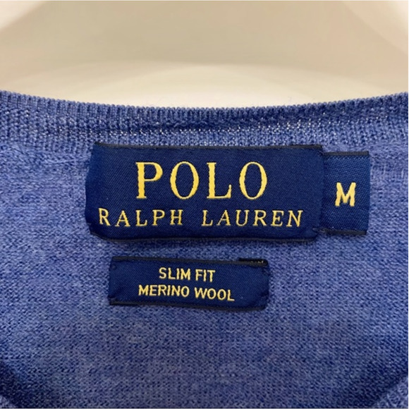 Polo Ralph Lauren Merino Wool Crewneck Sweater M - Picture 8 of 8